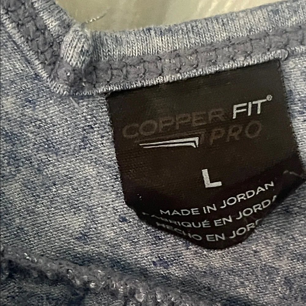 Blue Copper Fit Sleeveless Women's Top Size L - Picture 3 of 6